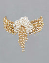 House Of Doro-White Pearl Bracelet With Gold Beads-INDIASPOPUP.COM