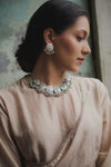 Hyperbole - Silver Lotus Studs - INDIASPOPUP.COM