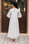 Vaayu-Porcelain Applique Dress-INDIASPOPUP.COM