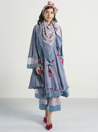 Rishi & Vibhuti-Grey Anarkali With Pants-INDIASPOPUP.COM