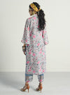 Rishi & Vibhuti-Grey Kurta With Pants-INDIASPOPUP.COM