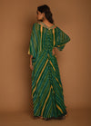 K-Anshika-Emerald Green Kaftan Tunic-INDIASPOPUP.COM