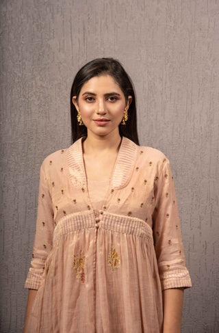 Gazal Mishra-Blush Jacket Dress-INDIASPOPUP.COM