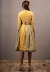 Gazal Mishra-Yellow Knee Length Dress-INDIASPOPUP.COM