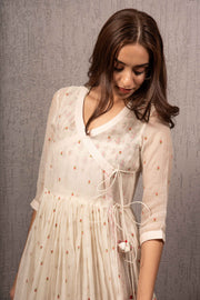Gazal Mishra-Blush Angrakha Dress-INDIASPOPUP.COM
