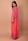 K-Anshika-Pale Pink Embroidered Kaftan Tunic-INDIASPOPUP.COM