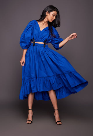 Deepika Arora-Midnight Blue Dress-INDIASPOPUP.COM