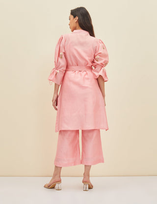 Meadow-Poppy Pink Ellery Tunic Set-INDIASPOPUP.COM