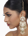 White Samyukta Kundan Earring
