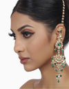 Green Aradhya Magar Earring