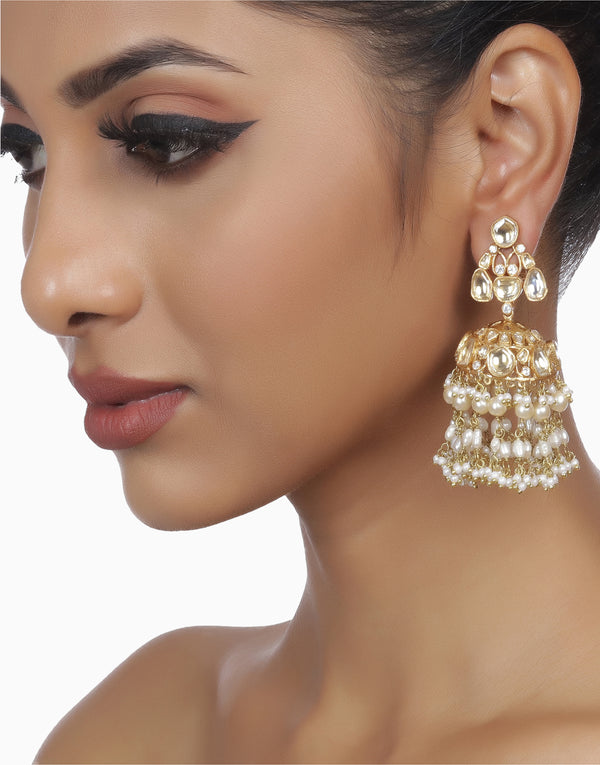 Gold Sarasana Meena Earring
