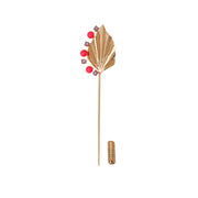 Esme-Una Lapel Pin With Swarovski Rounds-INDIASPOPUP.COM