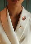 Esme-Una Lapel Pin With Swarovski Rounds-INDIASPOPUP.COM
