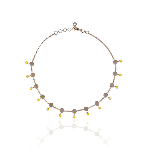 Esme-Talise Choker With Swarovski Rounds-INDIASPOPUP.COM