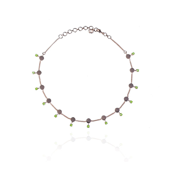 Esme-Talise Choker With Swarovski Rounds-INDIASPOPUP.COM
