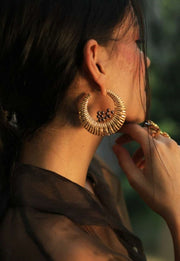 Esme-Marella Hoop Earrings-INDIASPOPUP.COM