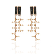 Esme-Isla Earrings With Swarovski Baguette-INDIASPOPUP.COM