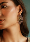 Esme-Adella Earrings With Swarovski Rounds-INDIASPOPUP.COM