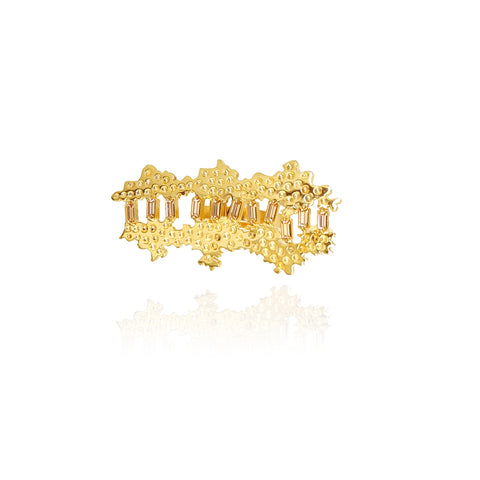 Esme-Wade Ring With Swarovski Baguettes-INDIASPOPUP.COM
