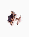 Esme-Purple & Gold Yangko Cuff Link-INDIASPOPUP.COM