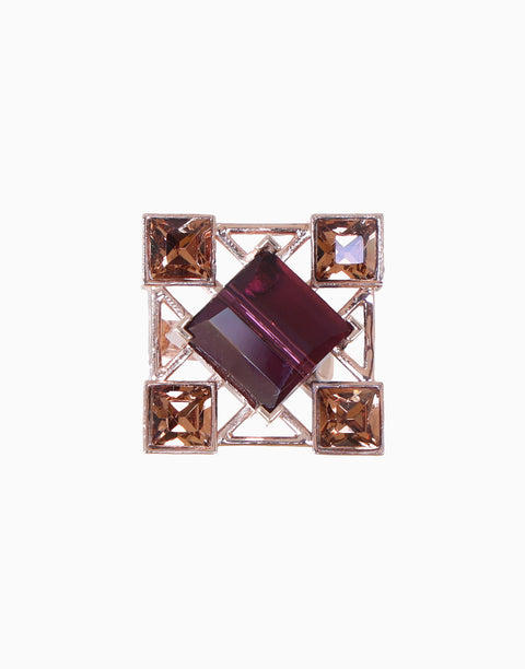 Esme-Purple & Gold Yangko Cuff Link-INDIASPOPUP.COM