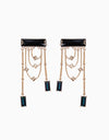 Esme-Black & Blue Tango Earring-INDIASPOPUP.COM