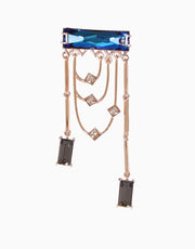 Esme-Blue & Grey Tango Earring-INDIASPOPUP.COM