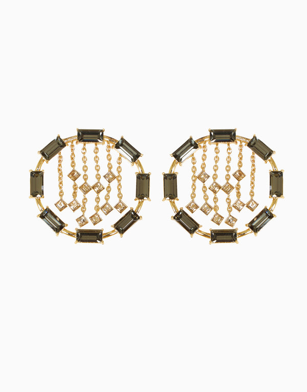 Esme-Grey Fandango Earring-INDIASPOPUP.COM
