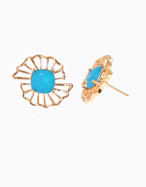 Esme-Turquoise Barong Earring-INDIASPOPUP.COM