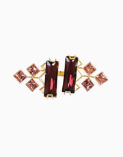 Esme-Light Gold & Maroon Capoeira Ring-INDIASPOPUP.COM