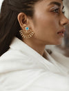 Esme-Cananry Gold Earring-INDIASPOPUP.COM