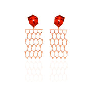 Esme-Eagle Red Earring-INDIASPOPUP.COM