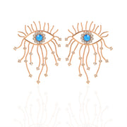 Esme-Blue Evil Eye Earring-INDIASPOPUP.COM