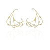 Esme-Raven Yellow Gold Earring-INDIASPOPUP.COM