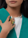 Esme - Blue & Pink Mismatch Earcuff - INDIASPOPUP.COM