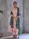 Shivani Bhargava-Pink Padmani Anarkali & Pants With Dupatta-INDIASPOPUP.COM