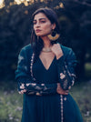 Madsam Tinzin-Forest Green Kurta With Pants-INDIASPOPUP.COM