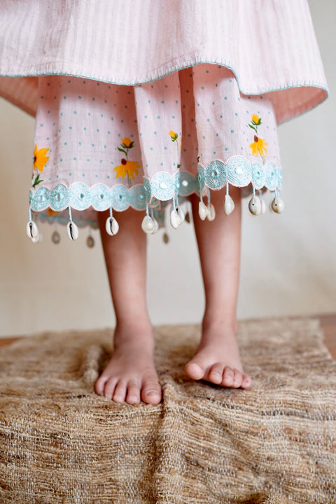 The Right Cut-Pink Sunset Shirt Dress Set-INDIASPOPUP.COM