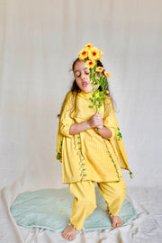 The Right Cut-Sunset Jasmin Kurta Pants & Dupatta-INDIASPOPUP.COM