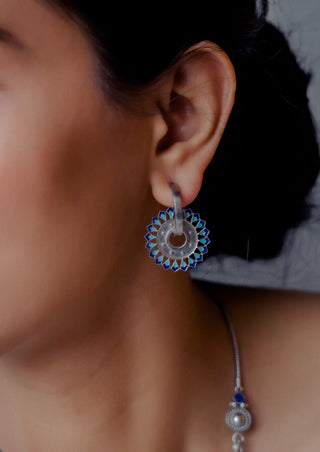 Hyperbole-Blue Nora Earrings-INDIASPOPUP.COM