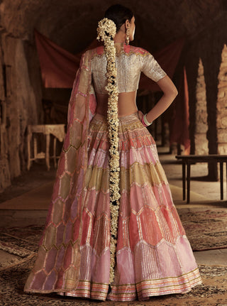 Itrh-Multicolour Gulnar Lehenga Set-INDIASPOPUP.COM