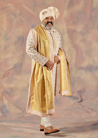 Jatin Malik-Jamawar Sherwani Set-INDIASPOPUP.COM