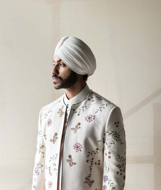 Jatin Malik-Ivory Contemporary Jacket With Kurta And Trouser-INDIASPOPUP.COM