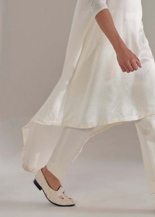 Jatin Malik-Ivory Contemporary Sherwani Set-INDIASPOPUP.COM