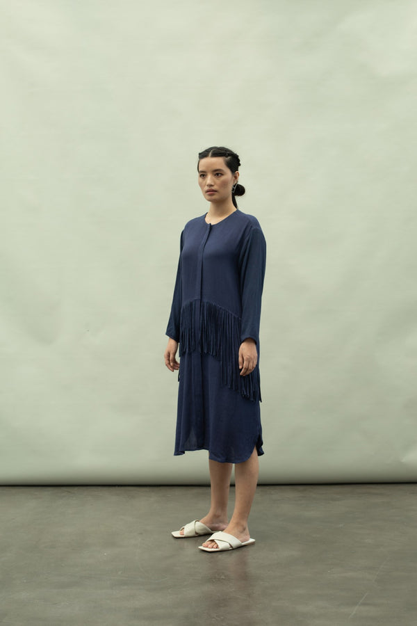 Kanelle-Blue Cecelia Dress-INDIASPOPUP.COM