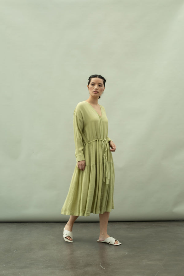 Kanelle-Green Serra Dress-INDIASPOPUP.COM