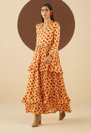 Kanelle-Yellow Sofie Dress-INDIASPOPUP.COM