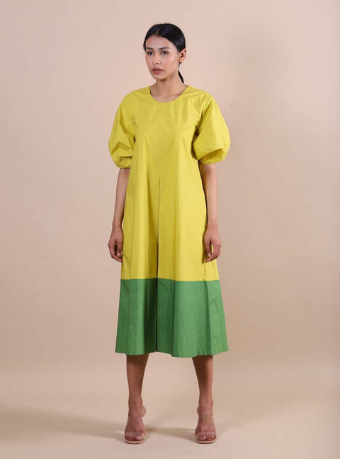 Kanelle-Olive Green Bridget Dress-INDIASPOPUP.COM