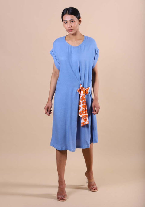 Kanelle-Blue Octavia Dress-INDIASPOPUP.COM