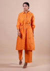 Kanelle-Orange Florence Trouser-INDIASPOPUP.COM